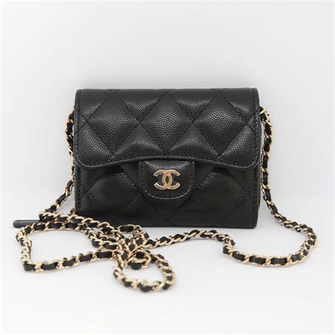 chanel mini wallet on chain price